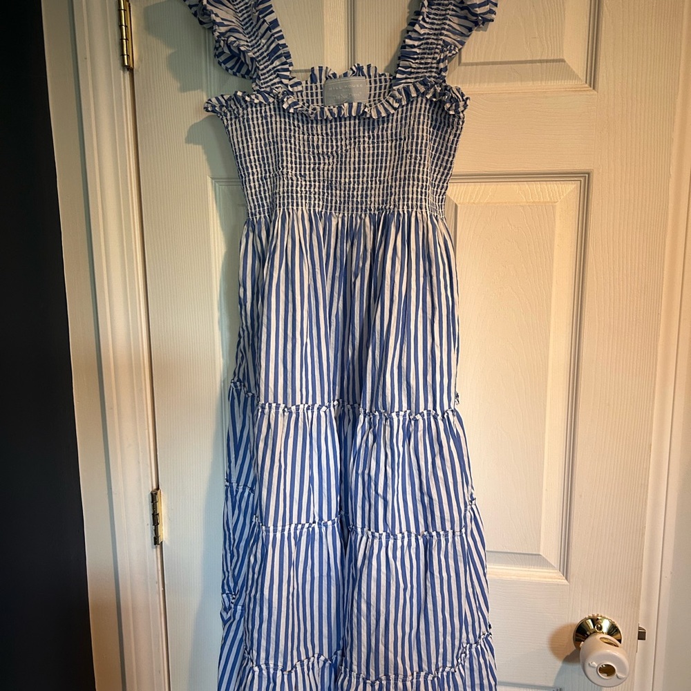 Blueberry stripe Ellie Nap dress